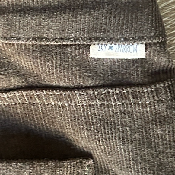 Sky and Sparrow Olive Corduroy Overalls - Picture 8 of 14